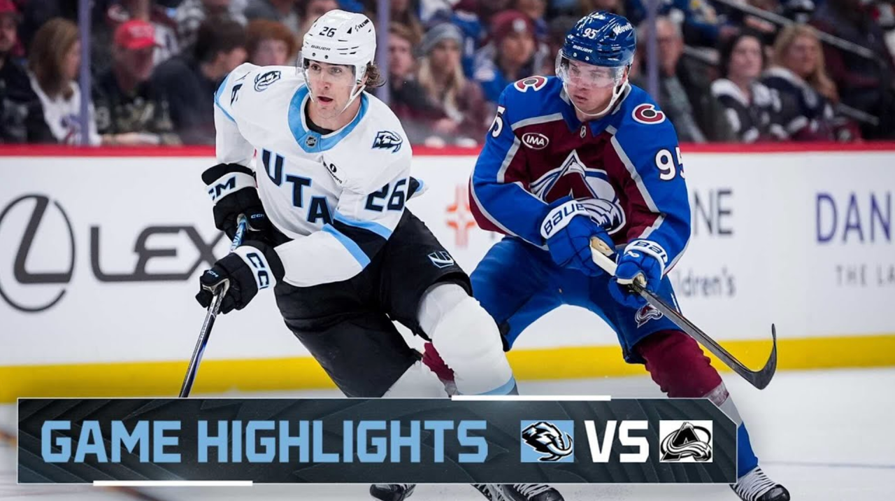 Utah Mammoth vs. Colorado Avalanche | 10.9 Highlights